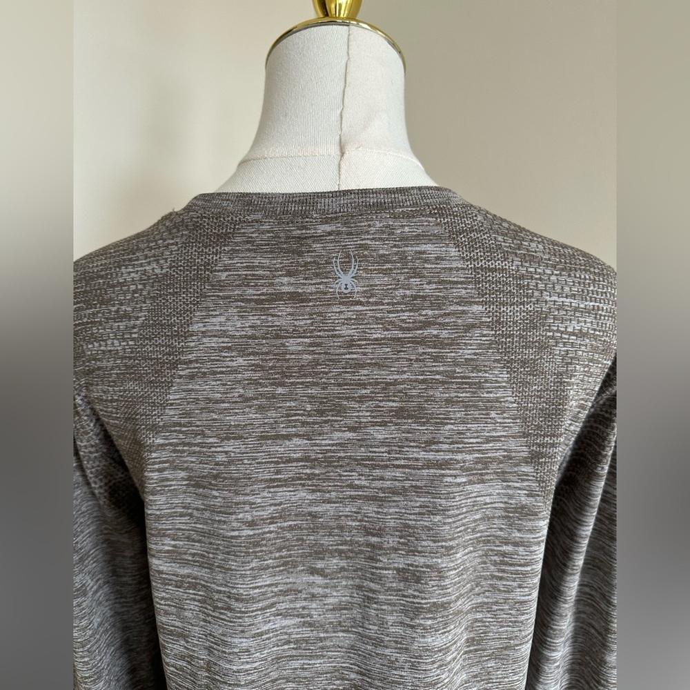 NWT Spyder Active Beige Long Sleeve Shirt - Large - Picture 6 of 11